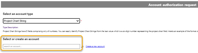 Request access to chartstring - Systems Training Hub - University of ...